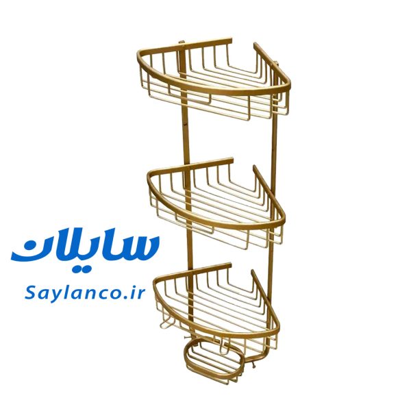 قفسه حمام سه طبقه آلومنیوم