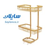 جاشامپو آلومینیومی دوطبقه (قفسه حمام)