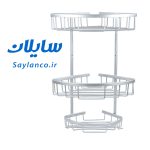 جاشامپو آلومینیومی 2طبقه (قفسه حمام)