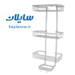 جاشامپو آلومینیومی 3طبقه (قفسه حمام)