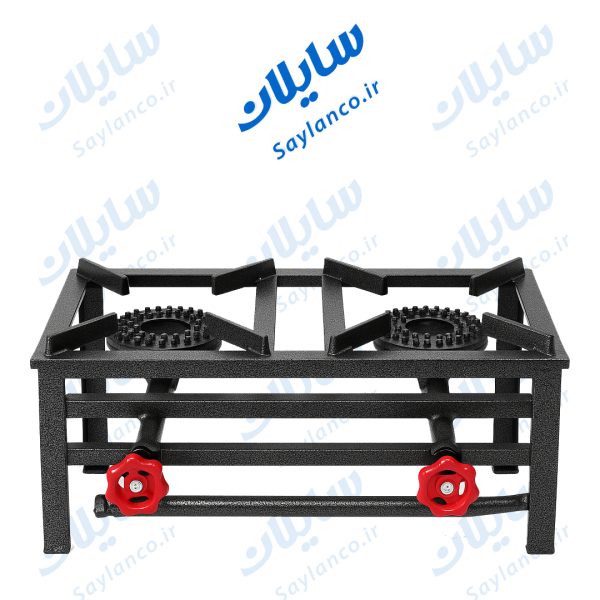 اجاق گاز پروفیلی دو شعله دوقلو ۳۰×60 سایلان | قابل‌حمل و مقاوم