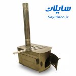 بخاری هیزمی دوکاره منقل کباب پز دار | سایلان | ویژه کمپینگ و ویلا - تصویر 2