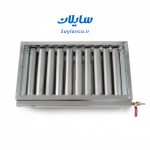 باربیکیو کباب پز گازی 10شعله استیل سایلان |ضمانت دار و با کیفیت| هود دار +سیخ هدیه - تصویر 3