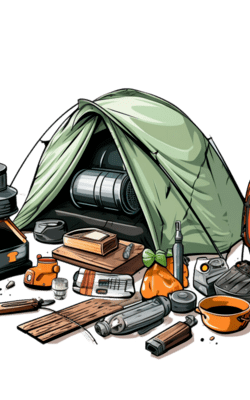 a-tent-camping-equipment-and-other-items-are-shown-png-1
